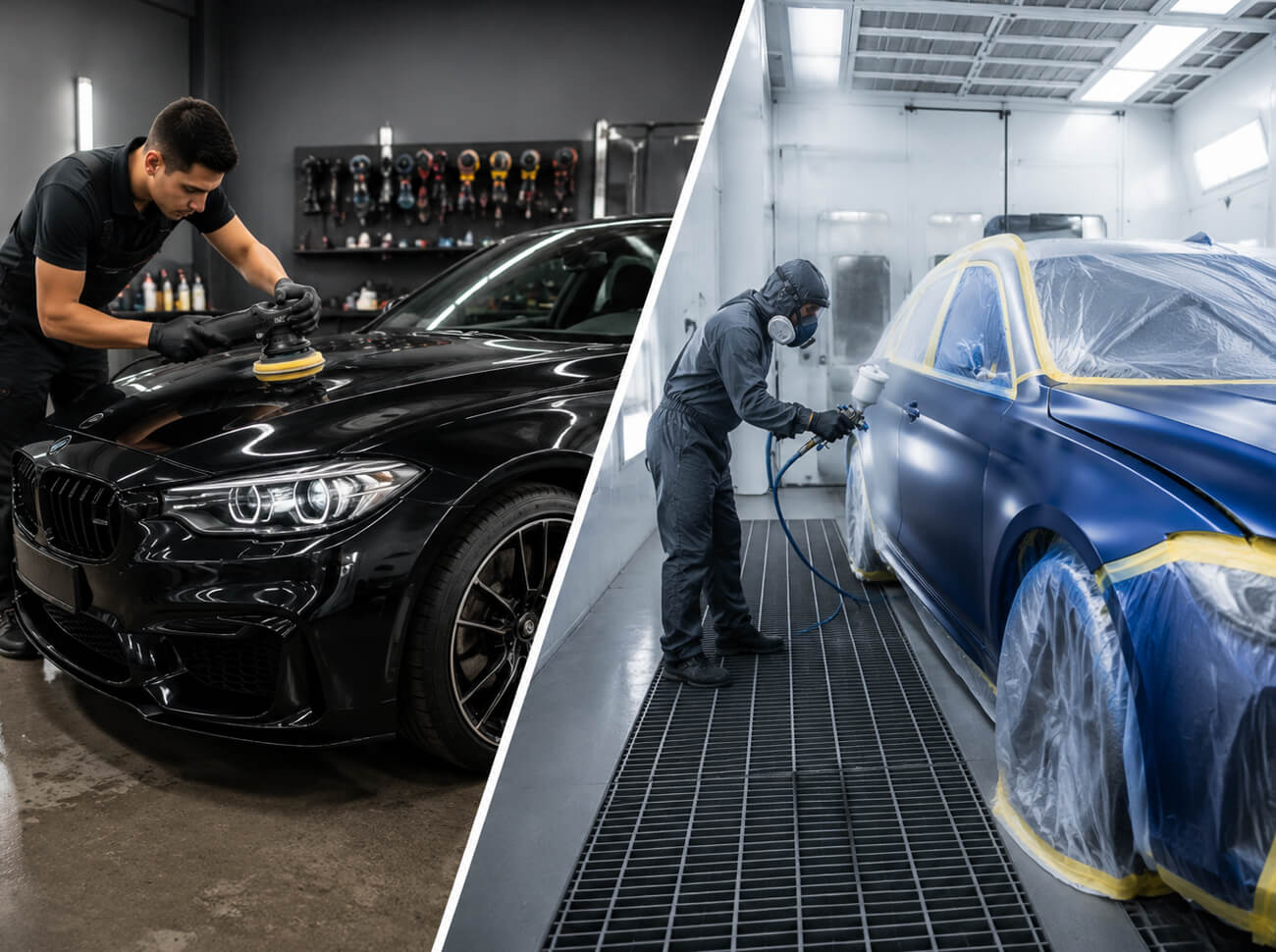 Car Polishing vs Paint Correction in Dubai
